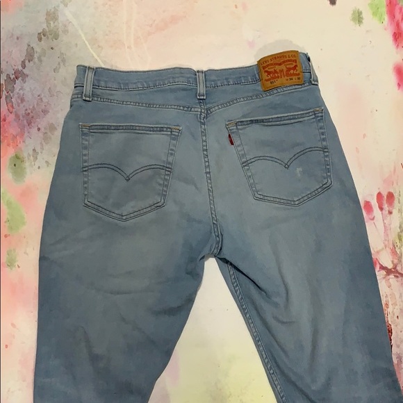 distressed skinny Levi 511 jeans - Picture 2 of 2